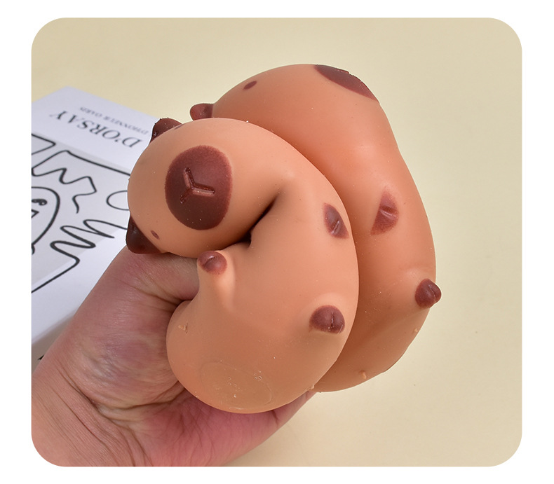 Wholesale of the popular Kapipala Pinching Fun flour slow Rebound Animal Pinching pressure relief net bag toy from the manufacturer pic 11