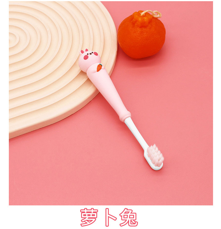厂家供应卡通儿童牙刷口腔清洁小头软毛牙刷2-6岁幼儿万根毛牙刷详情12