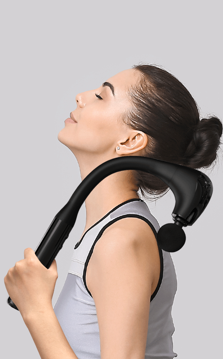Elbow fascia gun, electric massage back, extended fascia hammer, back tapping massage hammer, long-handled fascia gun pic 10