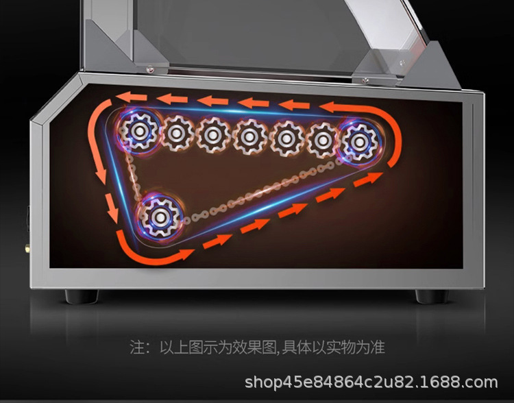 Wholesale of new national standard commercial sausage grilling machines, fully automatic dual-temperature and dual-control sausage machines, and hot dog machines for convenience store stalls pic 24