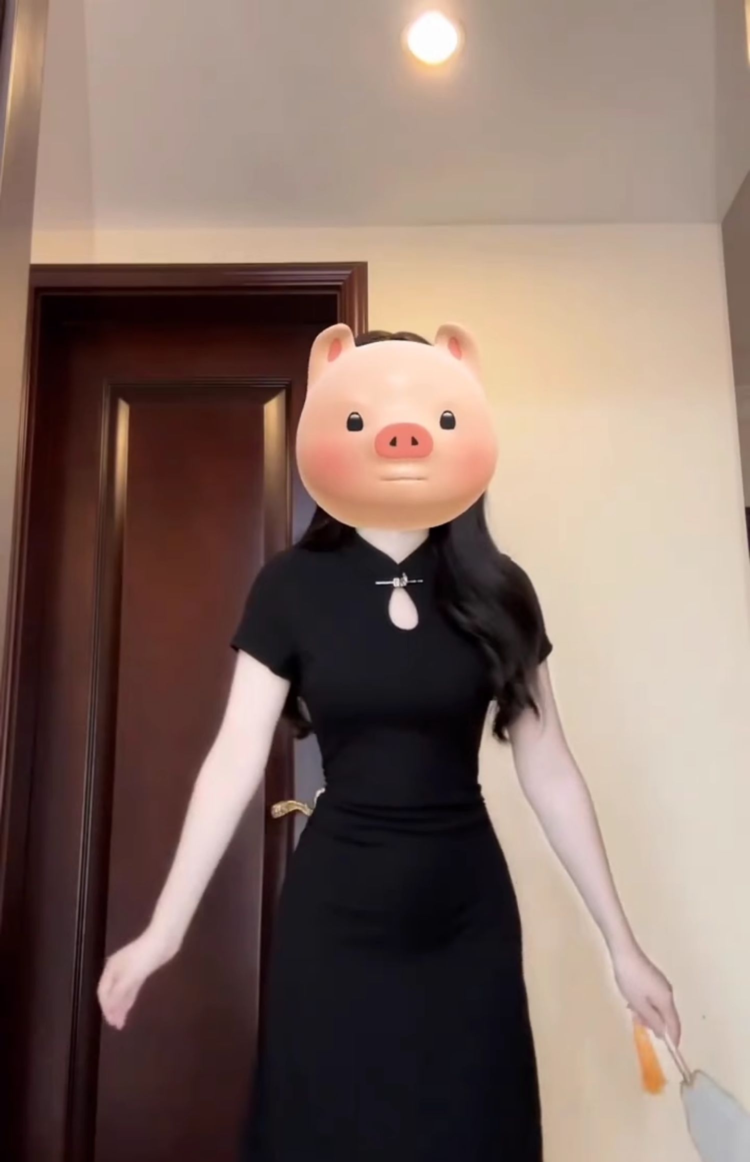 New Chinese-style modified cheongsam dress, long dress for women in summer 2025, high-end and elegant little black dress pic 3