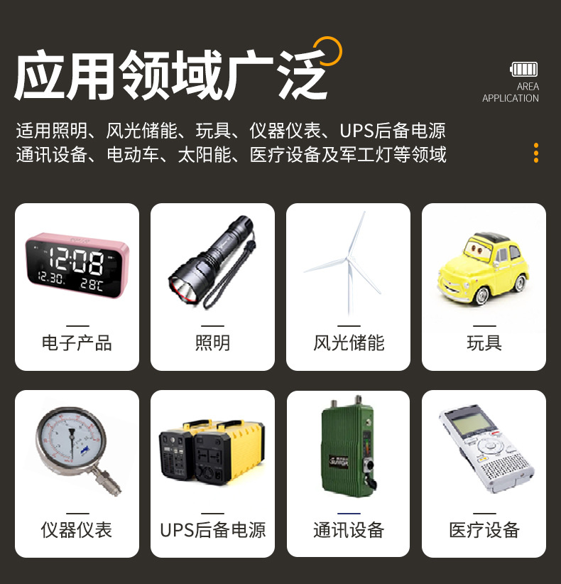 全新A品32700锂电池3.3v/6000ma储能太阳能路灯电池磷酸铁锂电池详情6