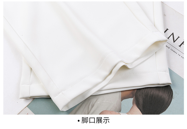 高腰垂感阔腿女裤夏季薄款2024新款直筒裤宽松显瘦冰丝休闲裤包邮详情27