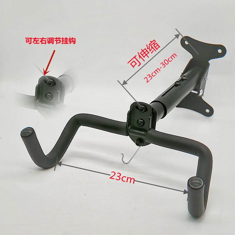 Mountain bike, bicycle wall hook, household indoor metal folding parking rack accessories, helmet hanging pic 4