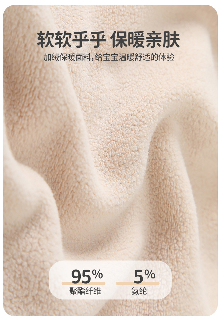 婴儿大屁屁裤子宝宝男女秋冬季加绒加厚保暖宽松裤哈伦裤高腰裤pp详情3