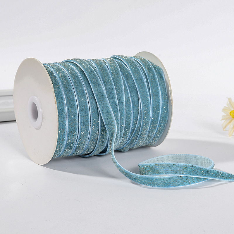 丝带小蝴蝶结内衣袜子用辅料双面涤纶带手打小蝴蝶结现货批发详情12