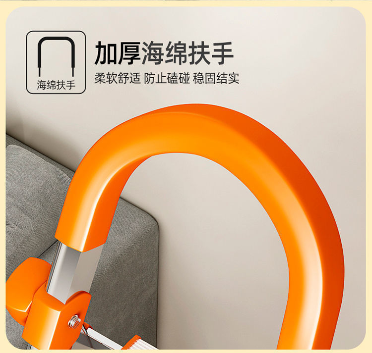 家用梯子折叠梯子不锈钢五步踏板梯人字梯加宽加厚钢管梯移动楼梯详情6