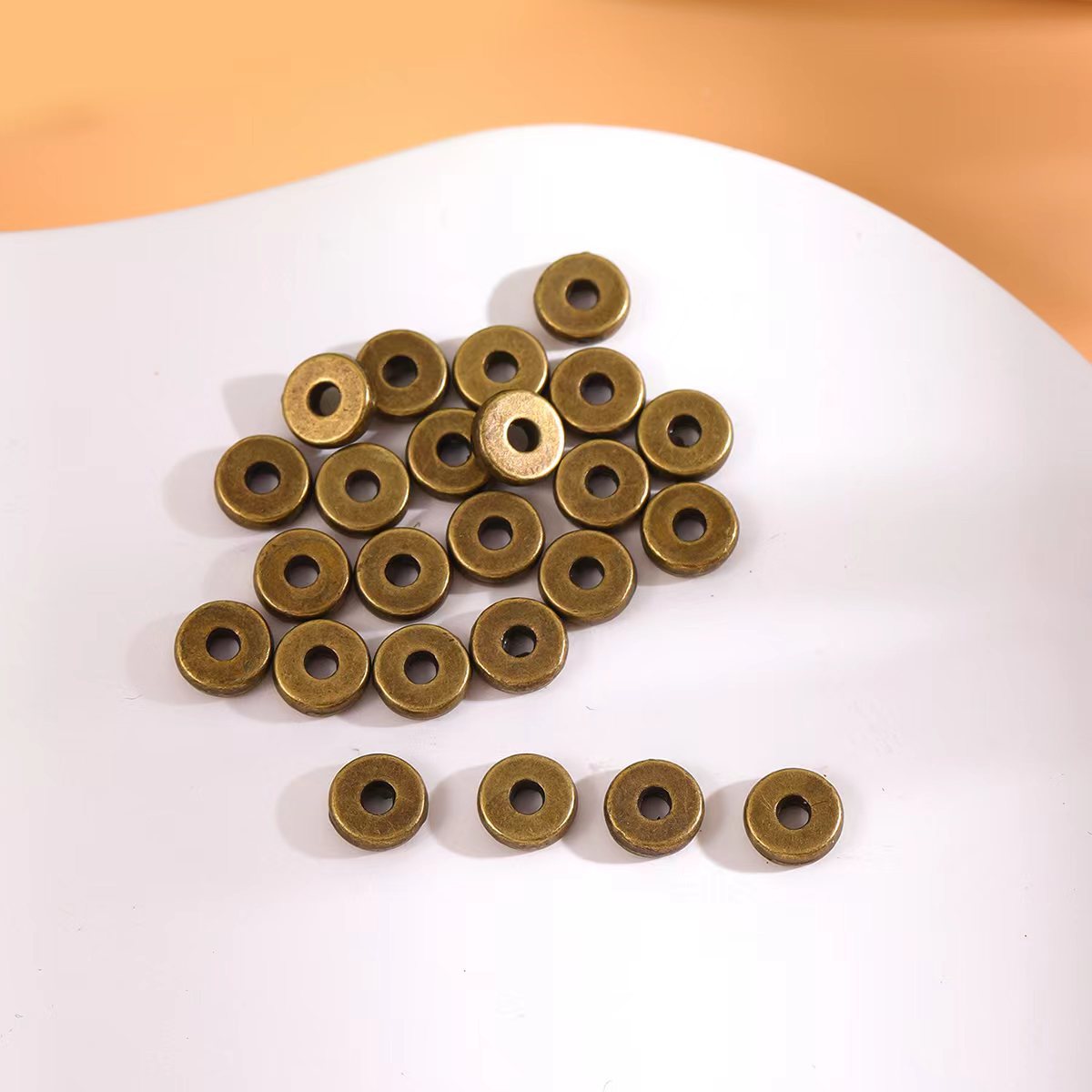 DIY合金隔片 手工材料手链 文玩饰品配件厂家直销 多颜色可选详情3