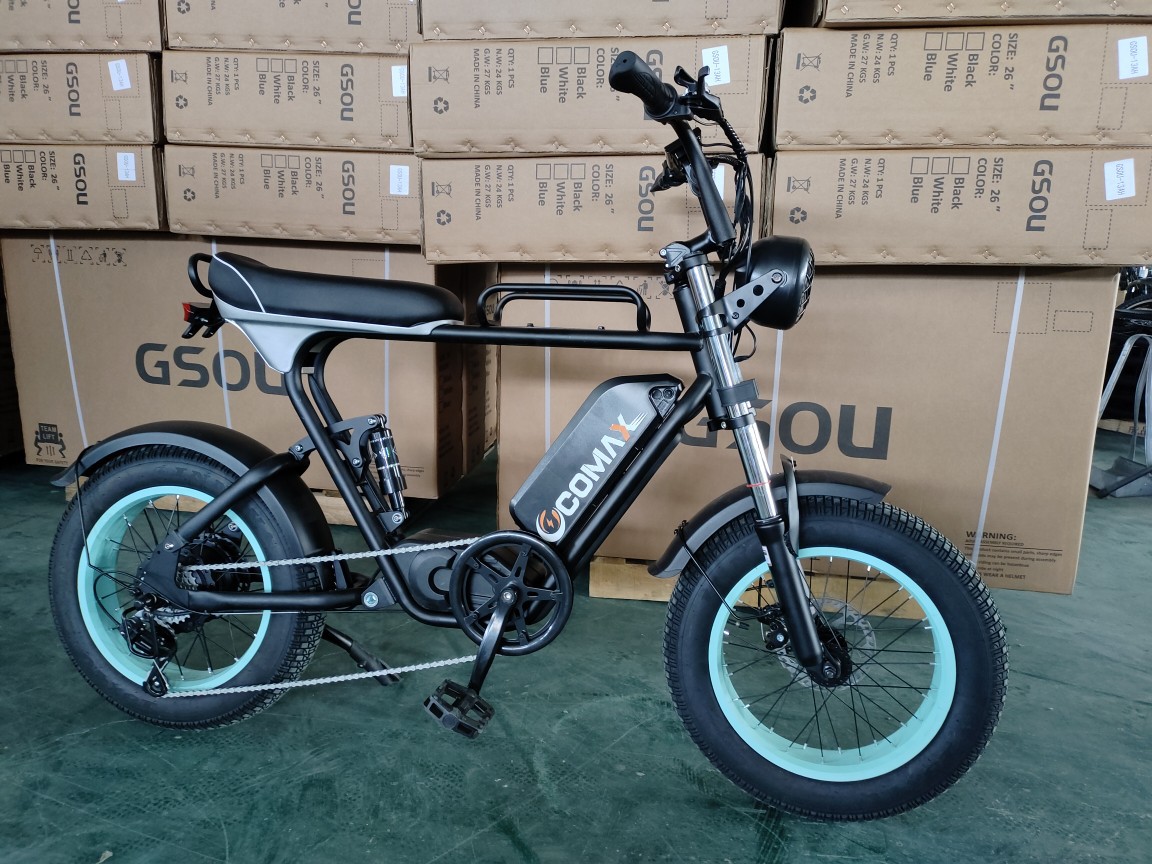 Cross-border DirtBike 18-inch super520t2 Fat tire 4.0 electric lithium battery-powered off-road bicycle pic 1