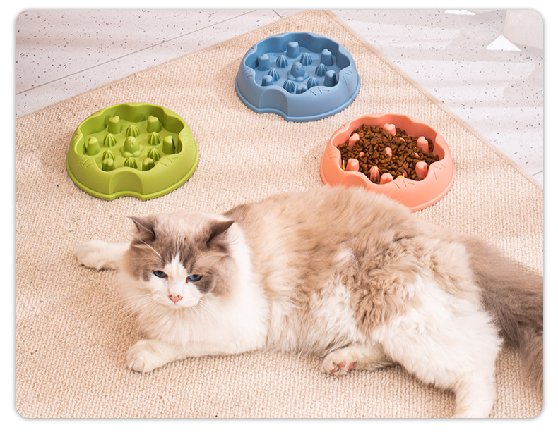 宠物慢食碗猫咪缓食器超大容量狗狗食具防滑防打翻狗碗跨境新品详情11