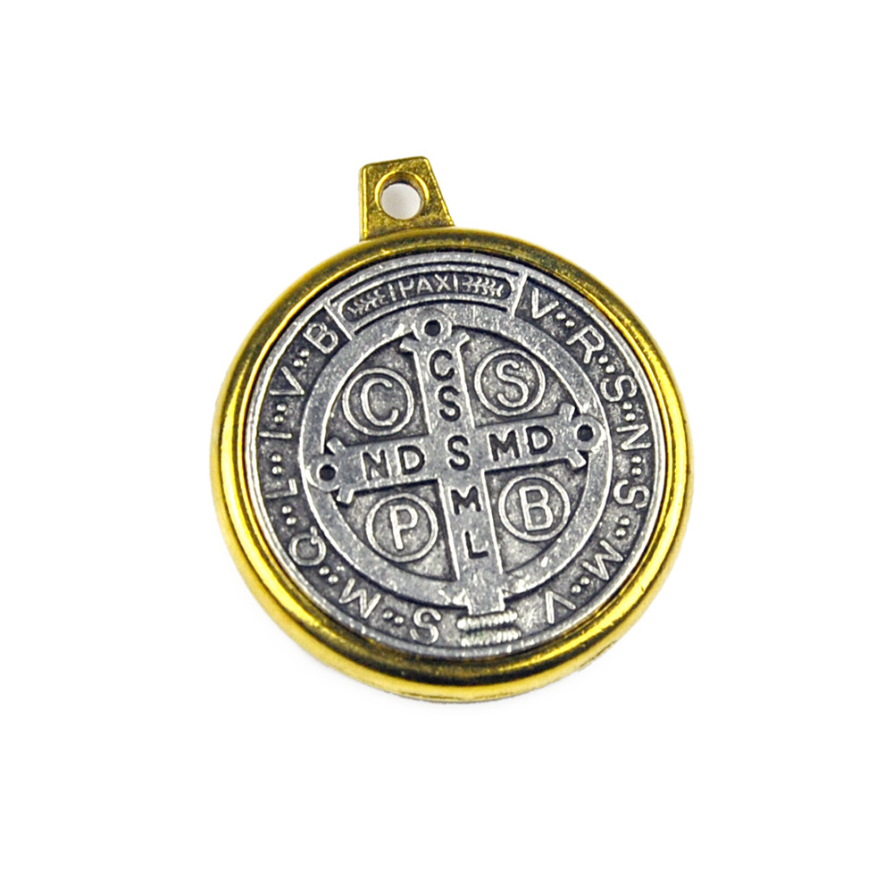 Wholesale of international trade European and American holy image pendants, simple alloy hanging ornaments, Saint Benedict from Nucia, cross-border e-commerce jewelry pic 8