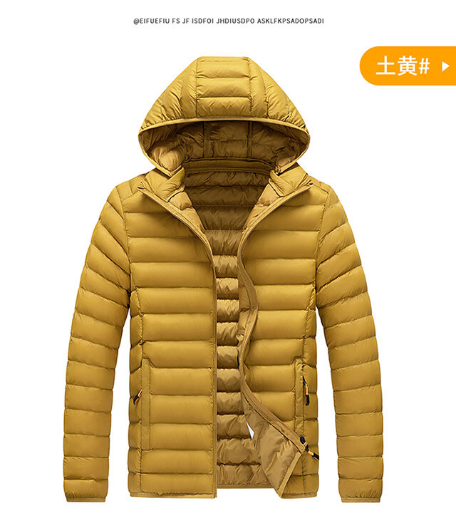 棉衣男2023冬季外套修身轻便棉袄轻薄大码多色羽绒棉服男跨境供货详情21