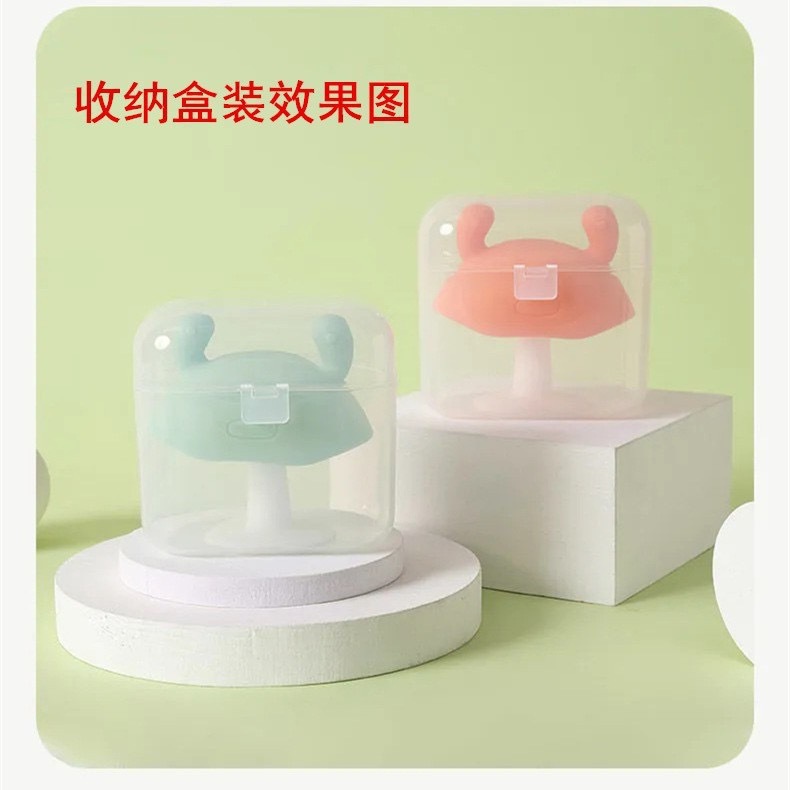 Baby and toddler Xiaomoru Soft Silicone baby teething teething device, soothing teething teething stick, water-boiling baby and maternal products, silicone chain teething teething for babies pic 19