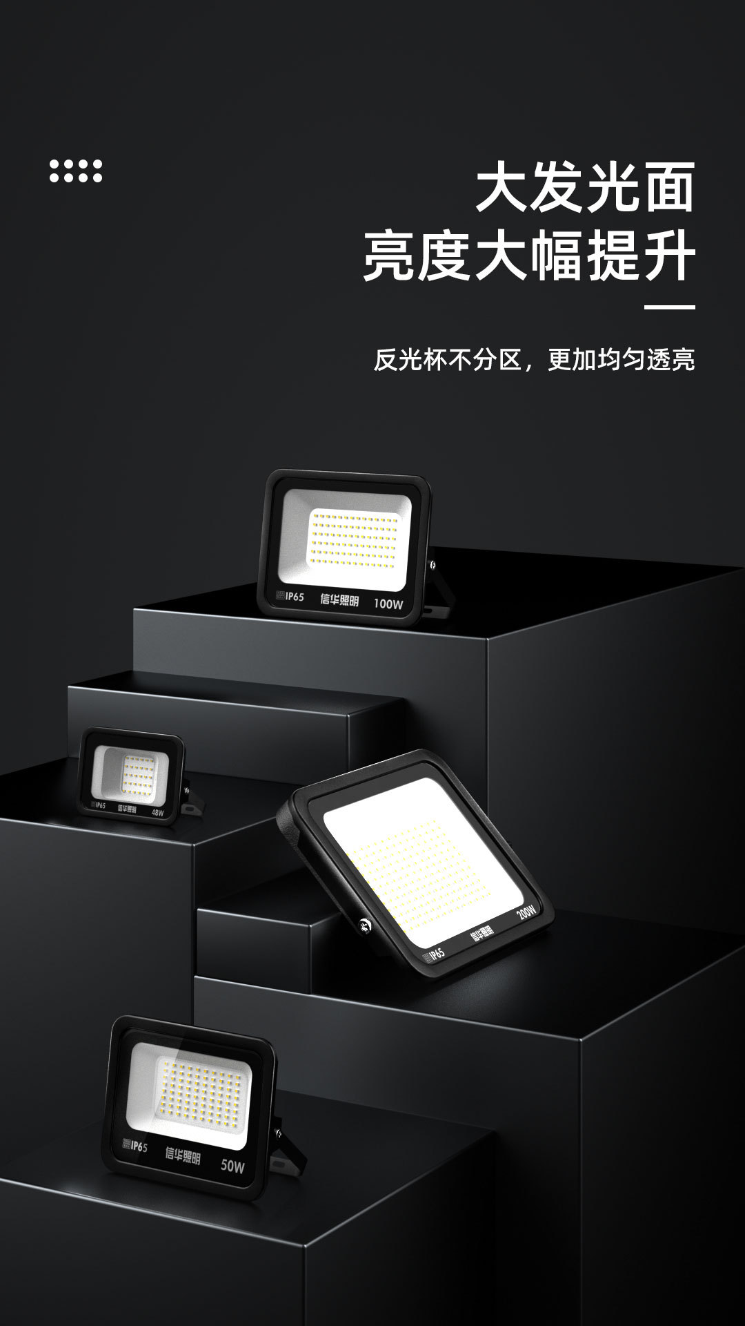 Square slim outdoor spot light lighting waterproof wall mounted flood light taller almacén fábrica led flood light pic 6