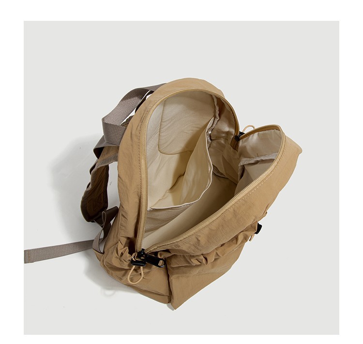 跨境休闲轻便双肩包男女新款大容量旅游防水背包学生书包女详情3