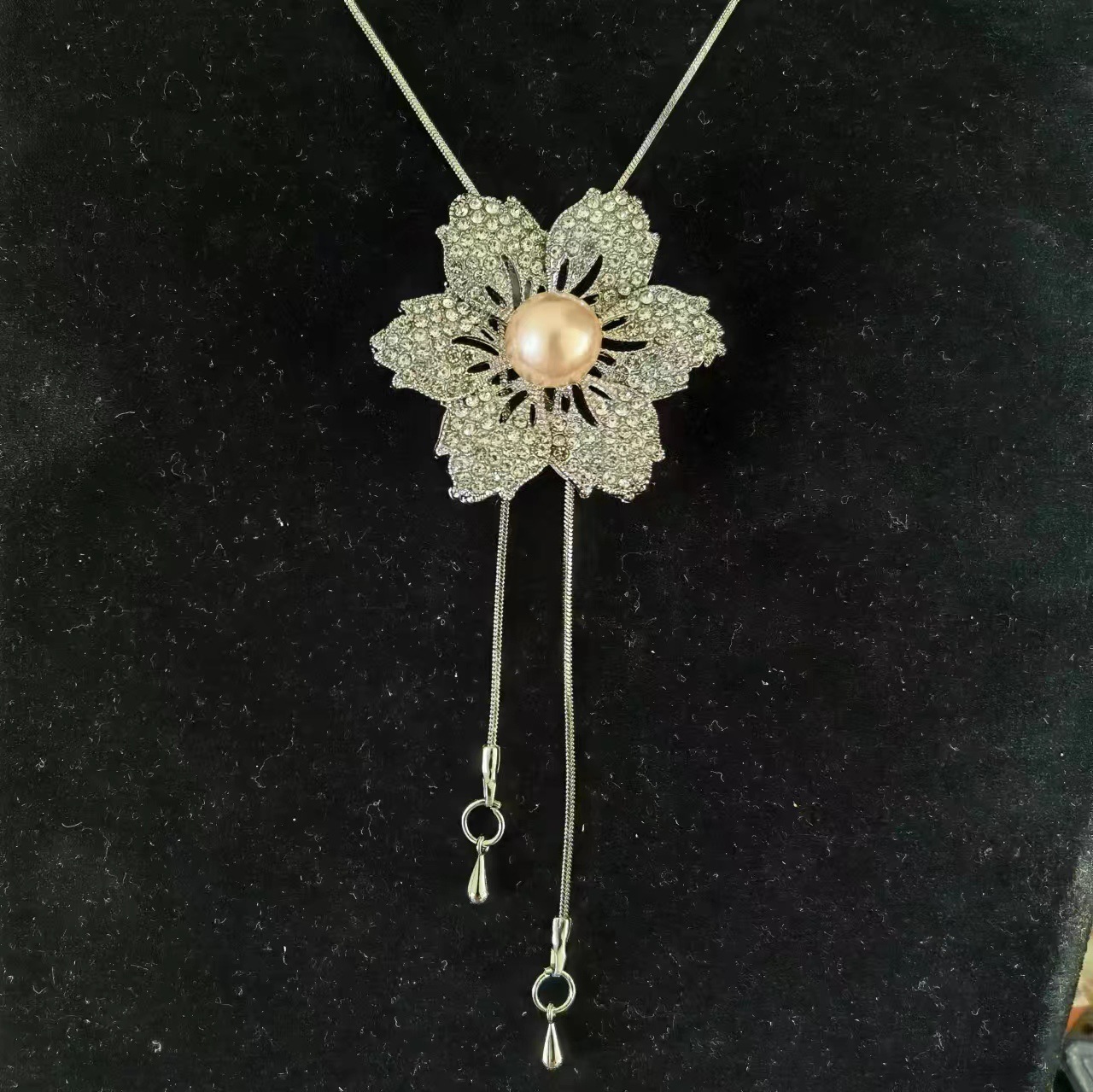 跨境合金毛衣链女高级感轻奢长项链时尚百搭流苏秋冬服装配饰挂件详情24