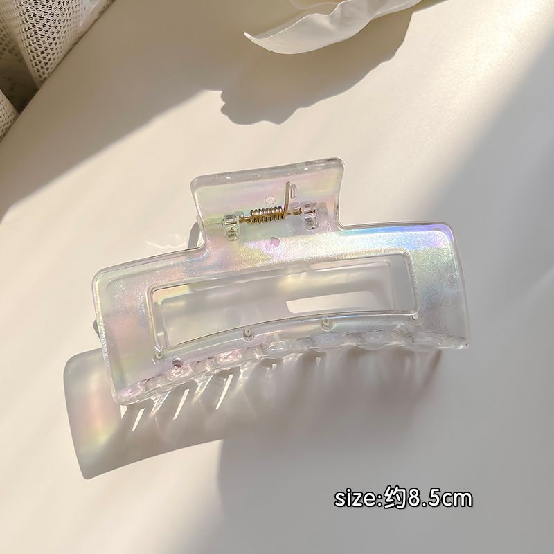Wholesale of new transparent gripper, back head hair clip, handcrafted shark clip, diy gripper, rough bottom clip pic 13