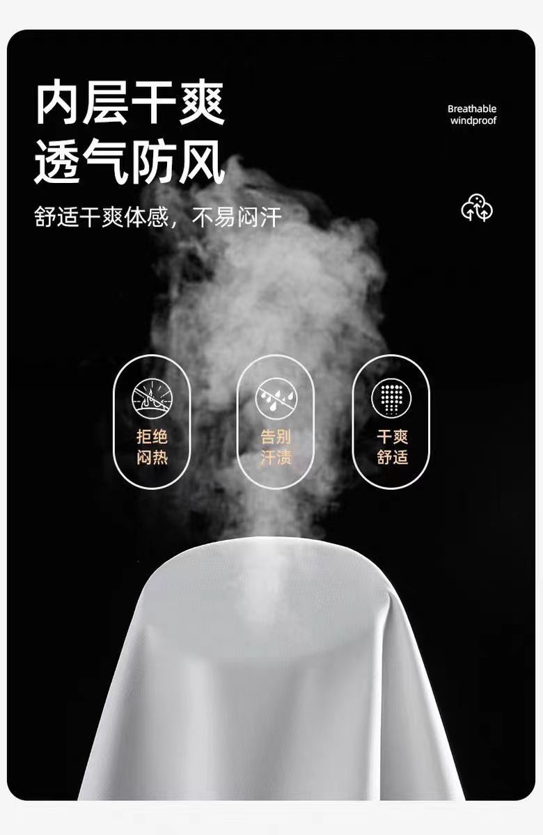 This is a trendy American-style windproof and waterproof couple jacket for men and women, suitable for outdoor casual sports in autumn and winter. The jacket is loose pic 6