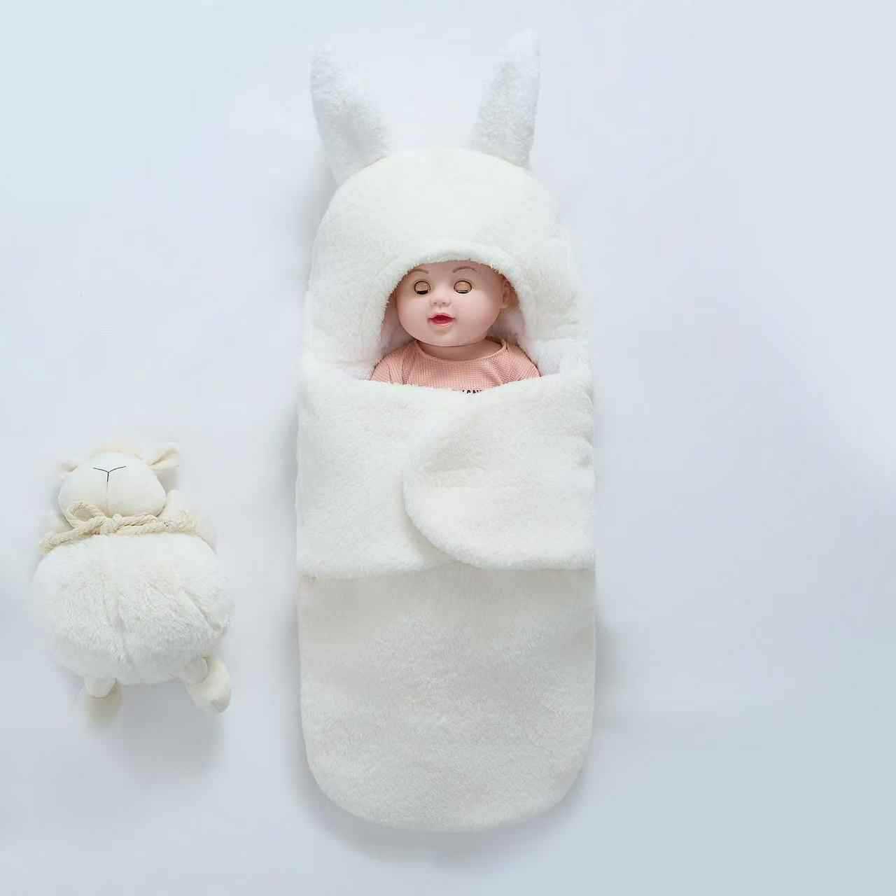 婴儿抱被秋冬加厚产房初生新生儿襁褓用品防惊跳外出包被睡袋代发详情10