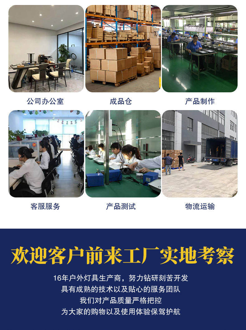 太阳能灯家用户外庭院灯外贸跨境电商大功率超亮照明灯三防投光灯详情2