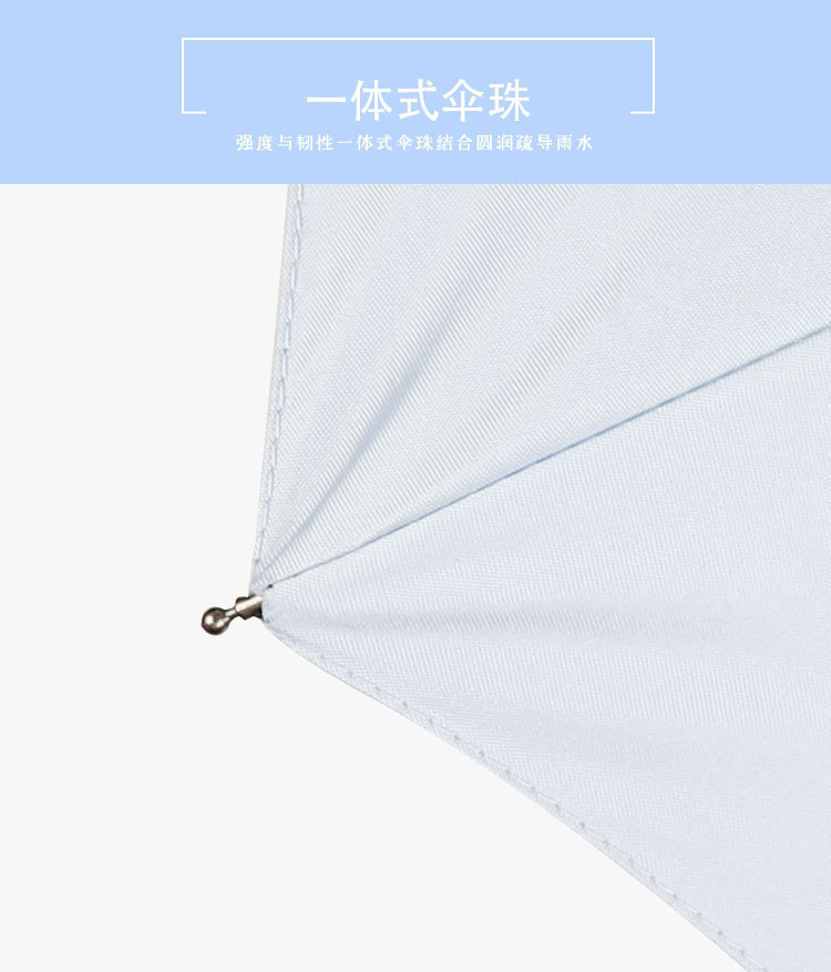 Automatic umbrella, Korean girl UV folding umbrella, sun protection umbrella, parasol, sunshade umbrella, unisplendable black rubber umbrella, fixed logo pic 10