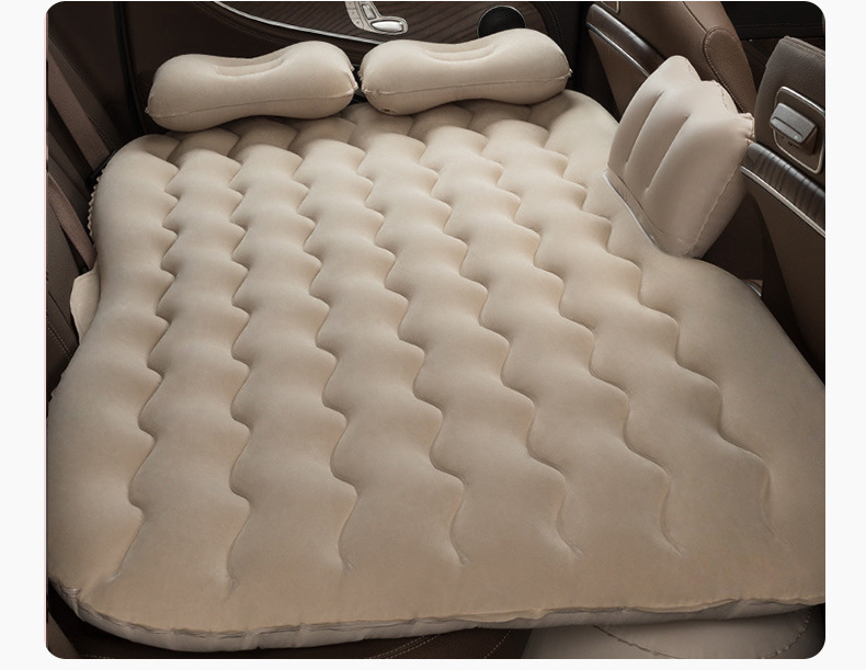 工厂跨境车载充气床轿车后排汽车充气床垫家用波浪纹车载充气床详情14