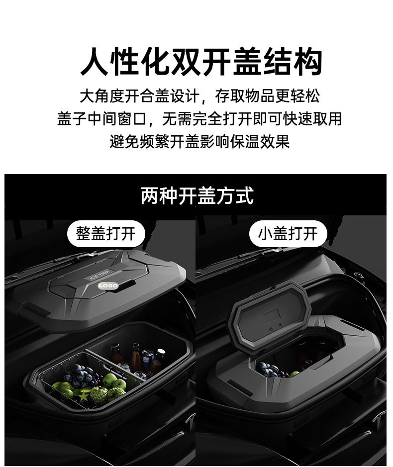 One-to-one mold customization for Model 3/Y Xiaomi SU7 summer travel car refrigeration and insulation box pic 5