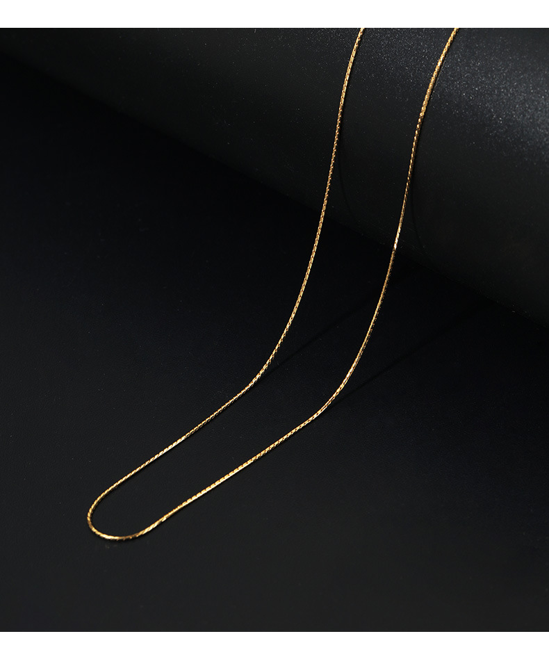 S925纯银项链蛇骨链意大利小众批发饰品设计轻奢女高级感跨境配饰详情15