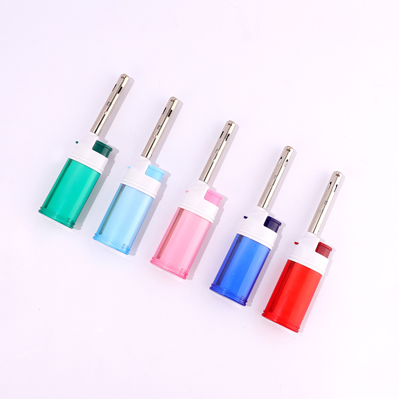 防风打火机户外烧烤耐高温点蜡烛迷你点火器直冲喷火器厂家直供详情2