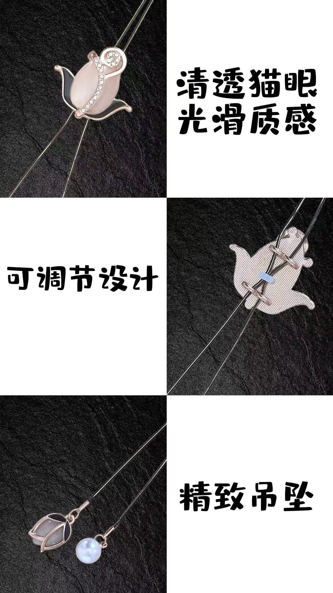 跨境热销百搭毛衣链女高级感长项链时尚欧美轻奢小众流苏秋冬挂件详情8