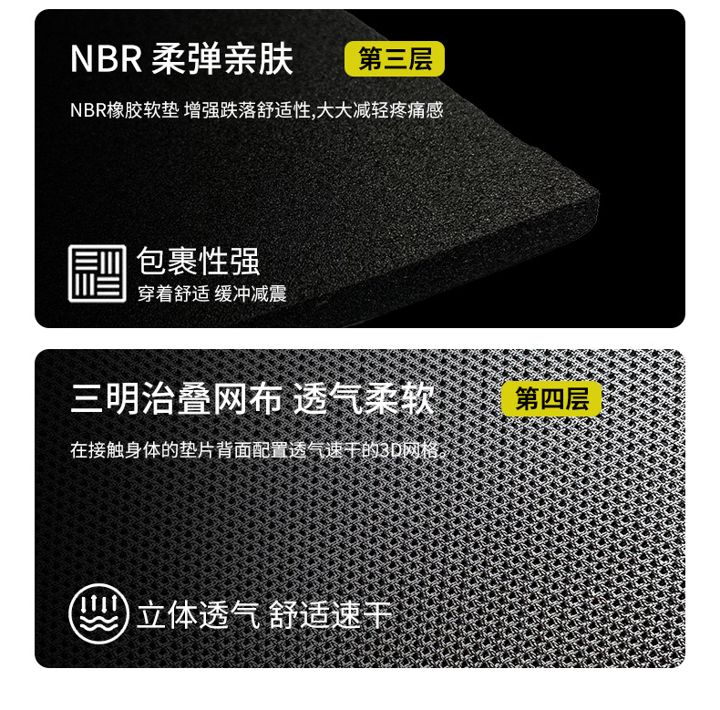 【BERTON OUTDOOOR】专业滑雪护臀内穿单双板防摔裤屁股垫减震XRD凯夫拉骑行运动护具详情4
