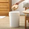 家用日式桌面垃圾桶翻盖卧室创意迷你废纸篓办公室桌上带盖垃圾筒详情16