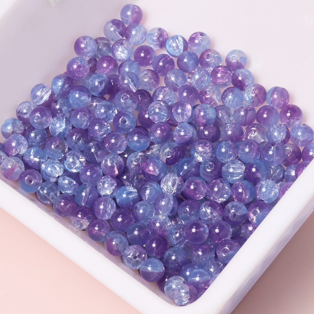 新10mm三色冰魄裂纹珠手工琉璃串珠散珠diy饰品手链配件项链材料详情23