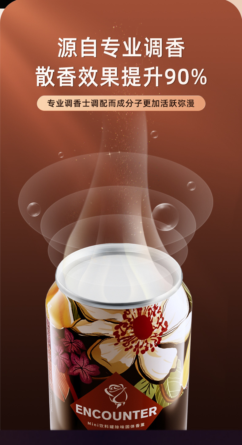 Xiangpiao Wan Jia Beverage can solid perfume Paste, long-lasting fragrance, indoor air freshener, Cola cup, fragrance perfume pic 5