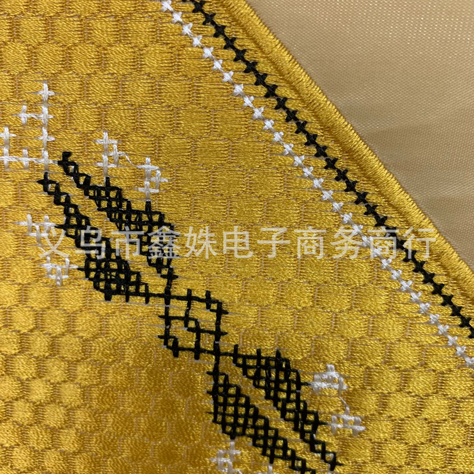 Rectangular embroidered circular collar stage costume accessories pic 12