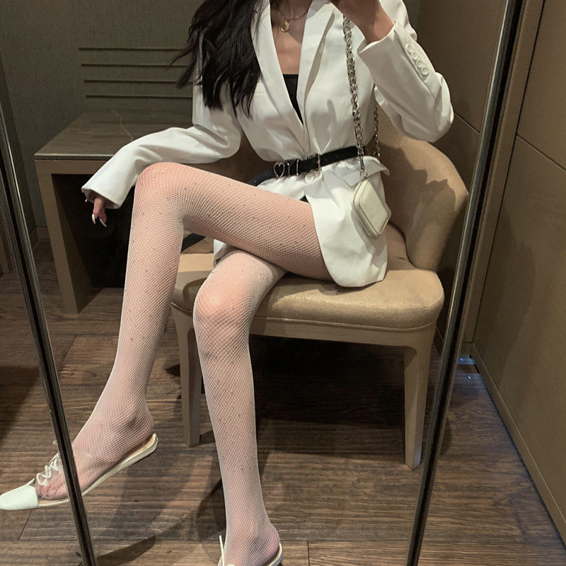 批发夜店烫钻镂空小网眼渔网袜外贸闪亮性感彩钻网袜显瘦丝袜详情17