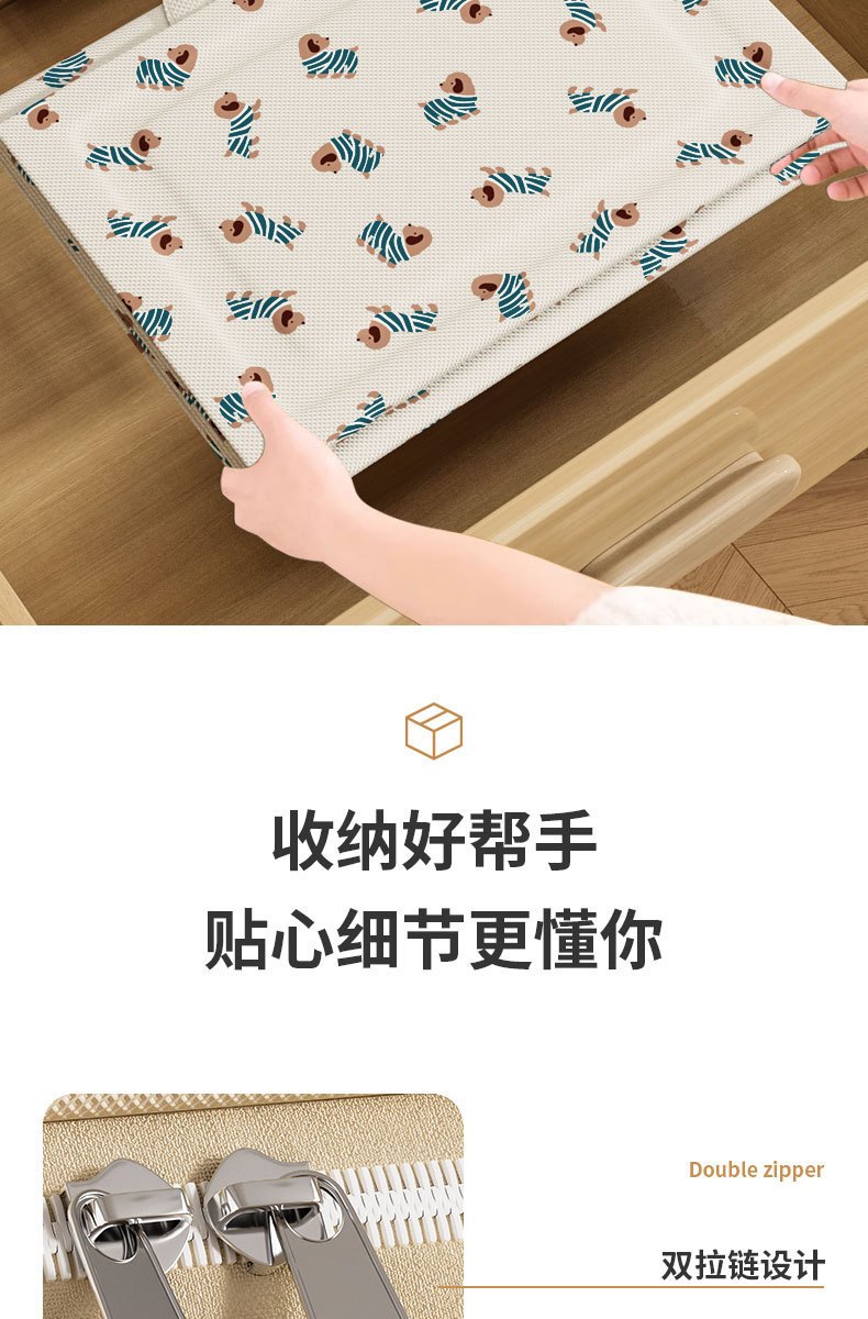 羽绒服专用收纳袋衣服被子搬家打包袋子整理袋衣物棉被大容量布袋详情13