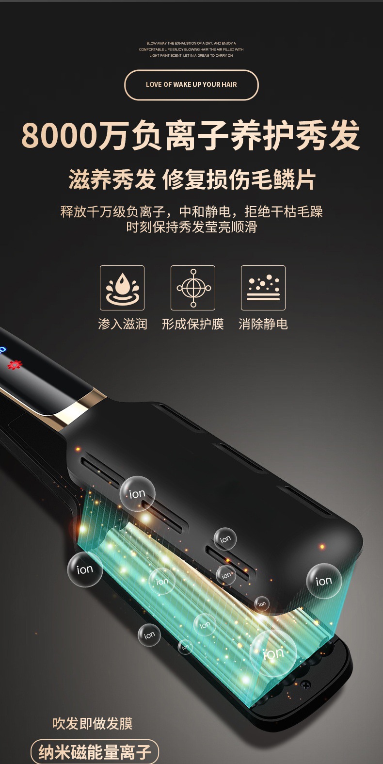 Cross-border large-sized French egg roll head curling iron water ripple egg roll curling iron curling magic tool Wool large curling plate M141 pic 11