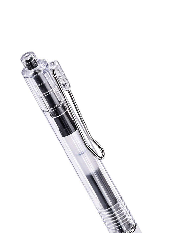 Factory direct supply of Weiya CS pen tip gel pen WYH29821 black gel pen wholesale transparent gel pen pic 9