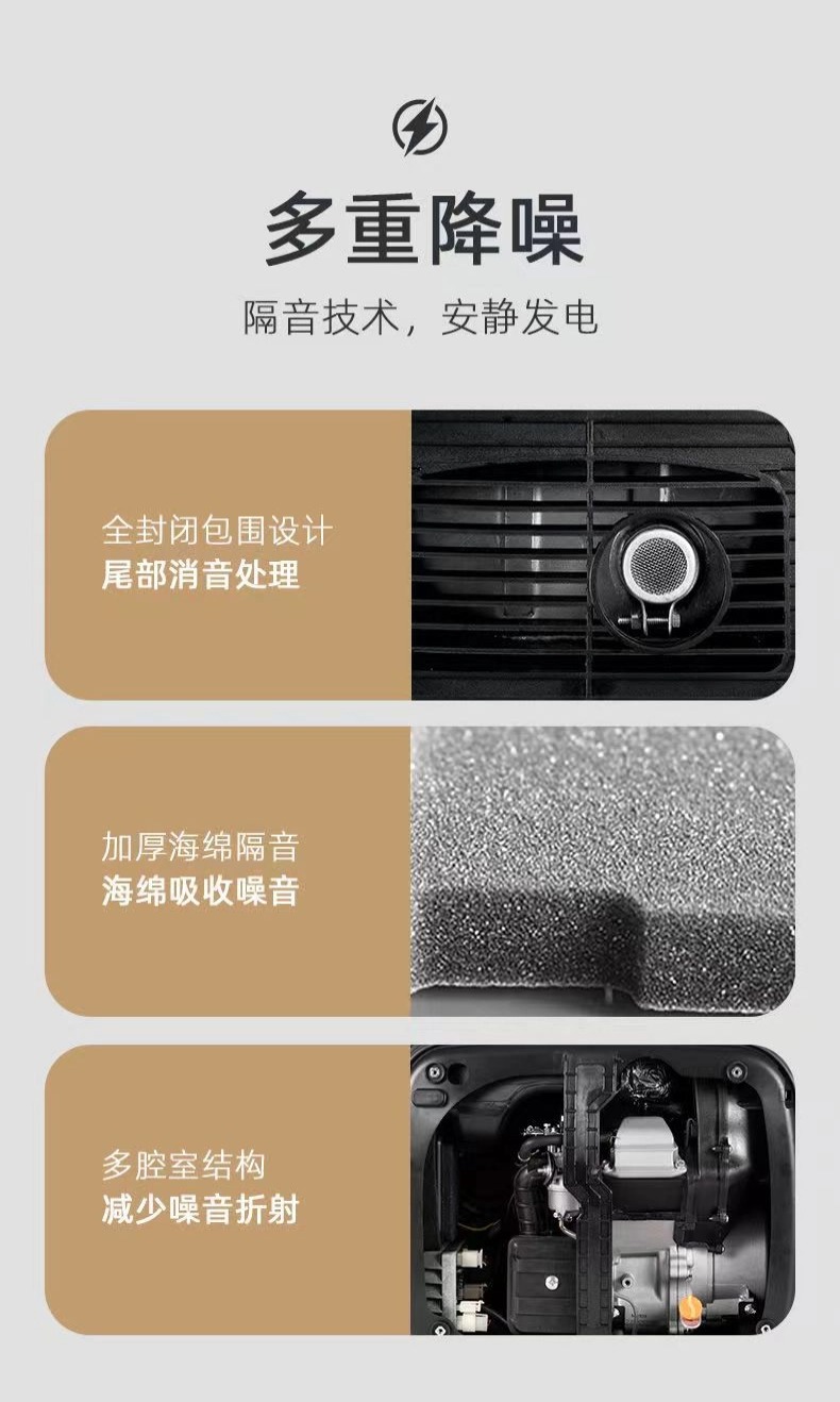 发电机家用小型5000瓦手提便携式遥控电启动户外3KW4KW变频静音详情13