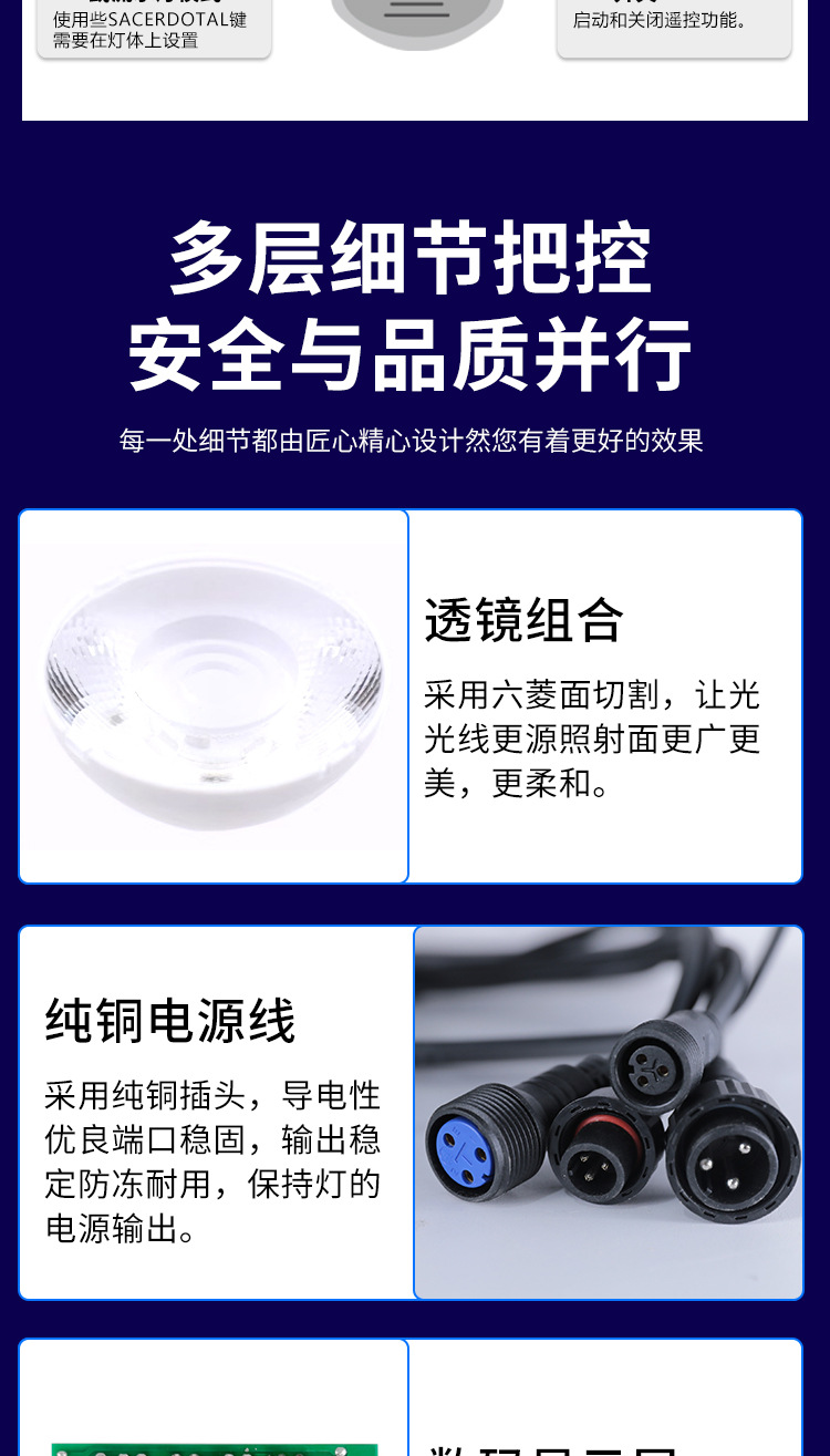 文景舞台灯光led全彩帕灯54颗3w染色灯婚庆酒吧舞蹈室cob面光灯详情19