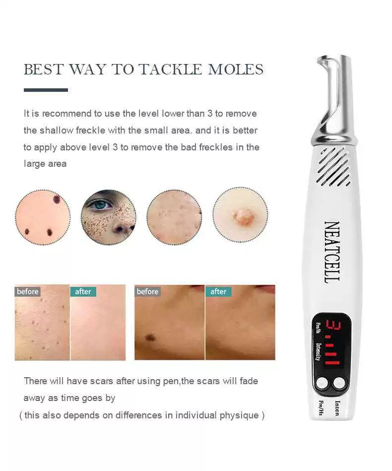 跨境激光皮秒笔扫痣扫斑笔便携式美容扫斑仪器充电手持点痣笔仪器详情10