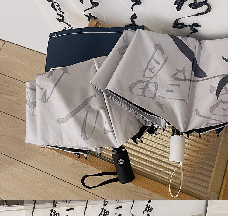 New Chinese-style umbrella, cool and lightweight, fully automatic folding sun protection umbrella, all-weather portable sunshade umbrella pic 14