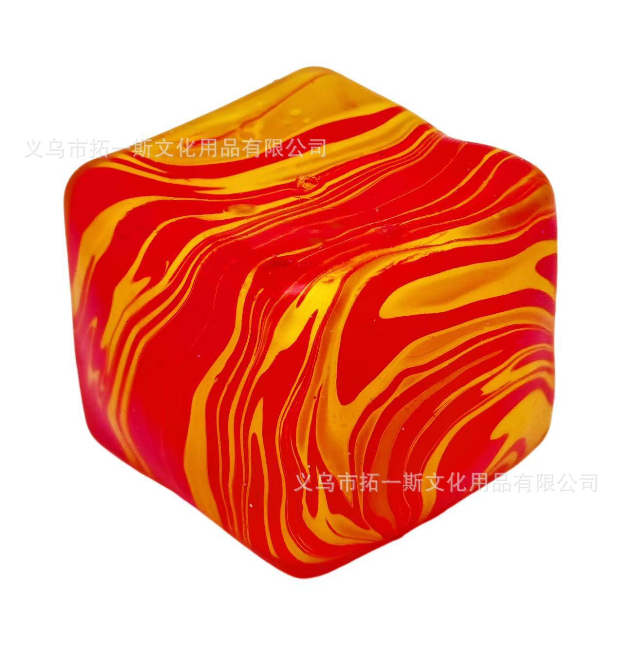 亚马逊NeeDoh流纹方块麦芽糖捏捏TPR解压挤压玩具新奇特减压玩具外贸热销详情6