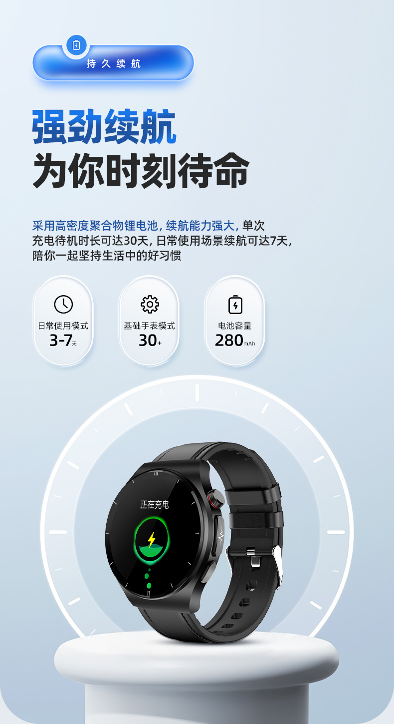 【2023 Uric Acid and Blood Sugar watch 】smart watch Lipid and Blood Pressure ECG Communication Sports Watch pic 18