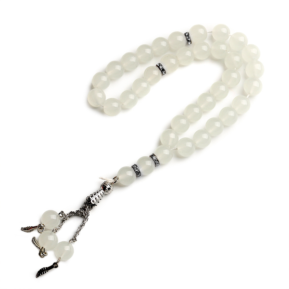 33 pieces of Muslim prayer beads, 10mm crystal bracelet, Misbaha Islamic jewelry cross-border wholesale pic 3