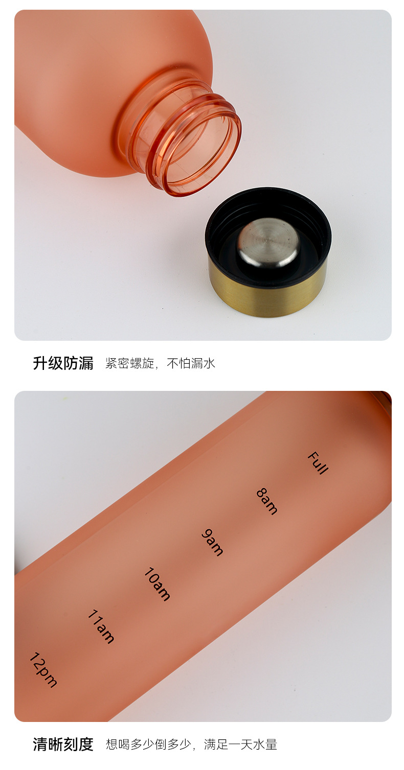 高颜值塑料杯户外大容量便携运动瓶夏季男女学生太空杯健身水壶详情11