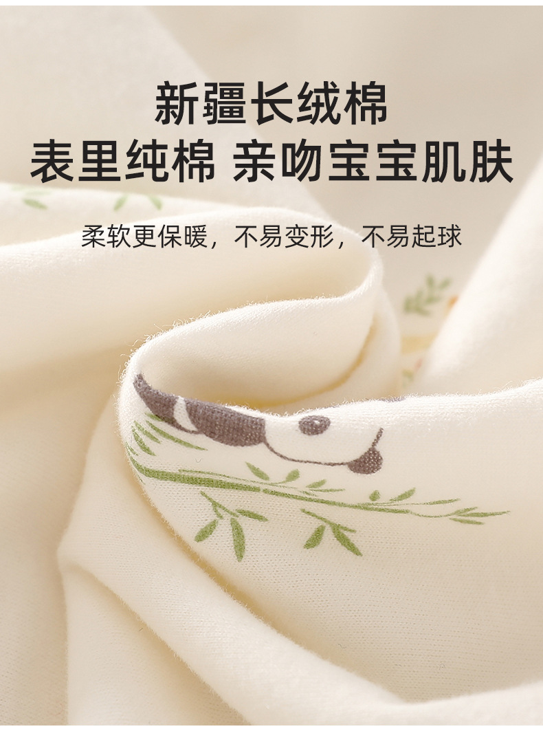 婴儿衣服宝宝秋冬款40克夹棉新生儿a类连体衣婴幼儿薄棉爬服保暖详情4