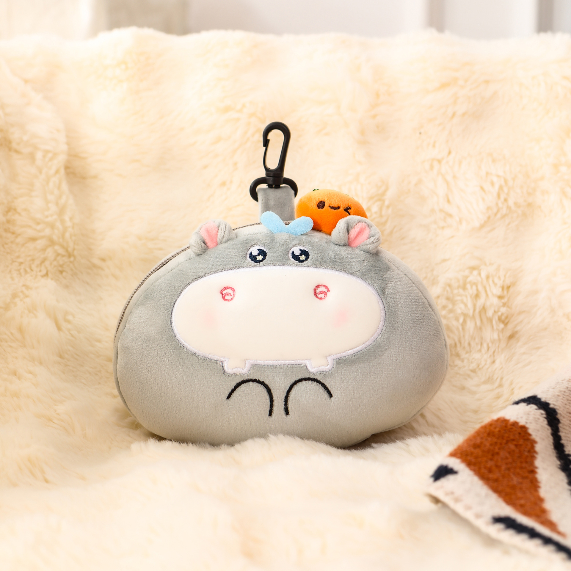 【 River Persimmon 】 Cartoon Set Lumbar support, headrest, throw pillow, U-pillow doll customization pic 5