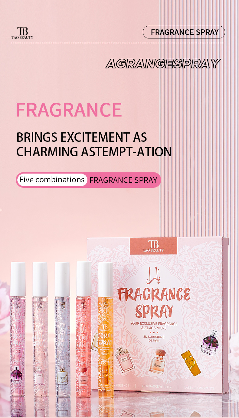【 Cross-border Exclusive 】Tao Beauty Perfume Set Box Fragrance Spray 10ml Long-lasting Fragrance Water Wholesale pic 2